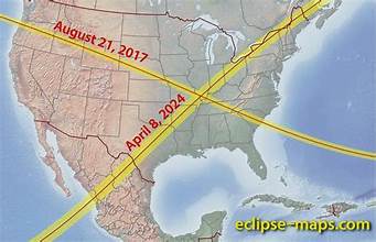 The Great American Eclipse Paths, Part 1